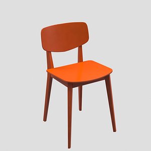 3d doll chair model
