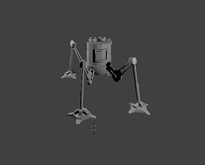 simple robot legs 3ds