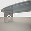 3d model realistic glass table