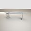 3d model realistic glass table