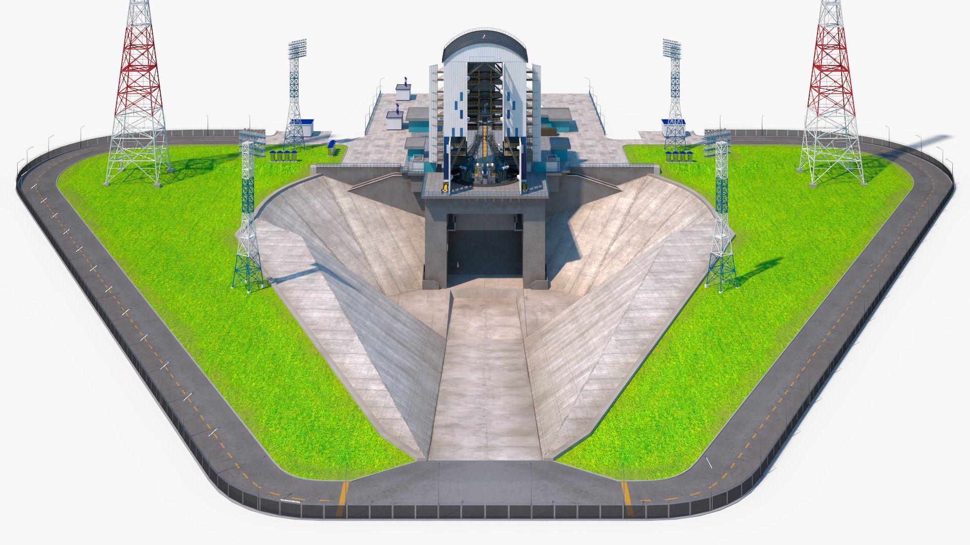 Vostochny Cosmodrome Russian Spaceport Rigged 3D https://p.turbosquid.com/ts-thumb/1n/dPVlrS/JG/vostochnycosmodromerussianspaceportrigged3dsmodel021/jpg/1635541442/1920x1080/fit_q87/c38d72bfb8c23e14d22295bb1f4c8ec56a94b8ea/vostochnycosmodromerussianspaceportrigged3dsmodel021.jpg