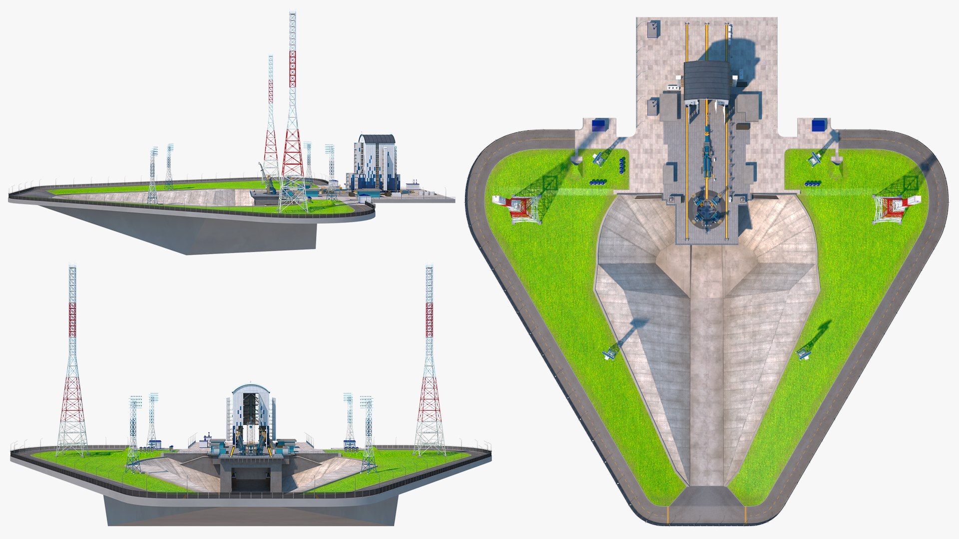Vostochny Cosmodrome Russian Spaceport Rigged 3D https://p.turbosquid.com/ts-thumb/1n/dPVlrS/sh/vostochnycosmodromerussianspaceportrigged3dsmodel018/jpg/1635541433/1920x1080/fit_q87/3b090cdfa0488021bdb1ff806b962bf22e610fa7/vostochnycosmodromerussianspaceportrigged3dsmodel018.jpg