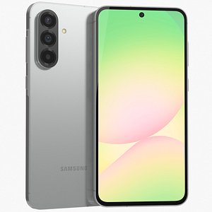 Samsung Galaxy A56 5G Gray 3D