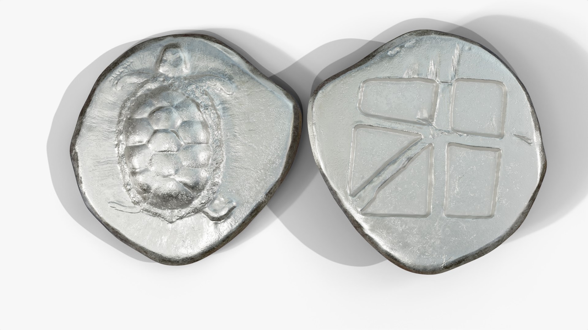 3D Aegina Ancient Coin - TurboSquid 1894207