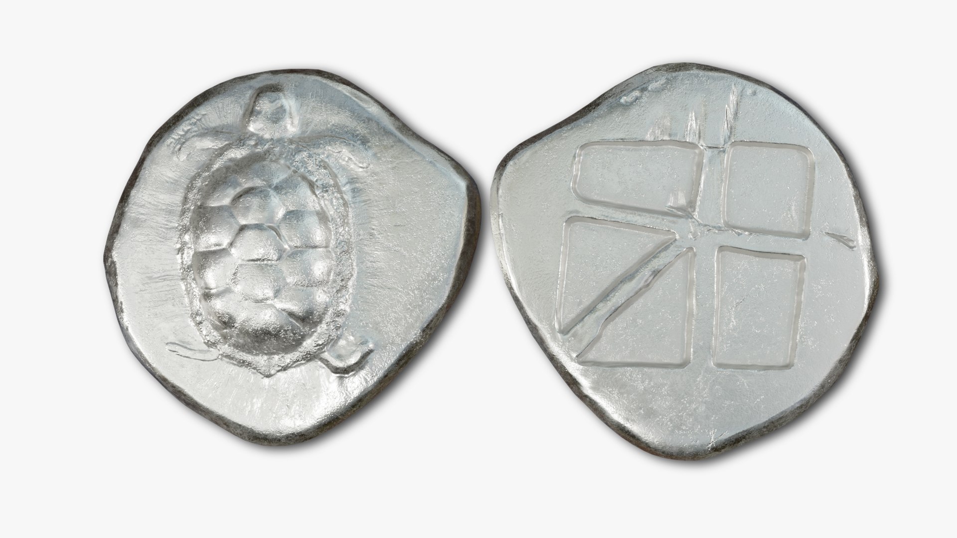 3D Aegina Ancient Coin - TurboSquid 1894207