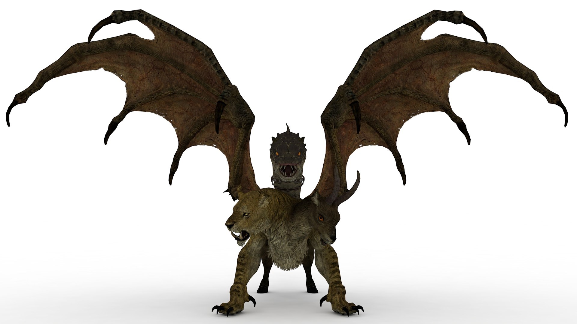 3D Chimera Collection Rigged And Animated Model - TurboSquid 2375769