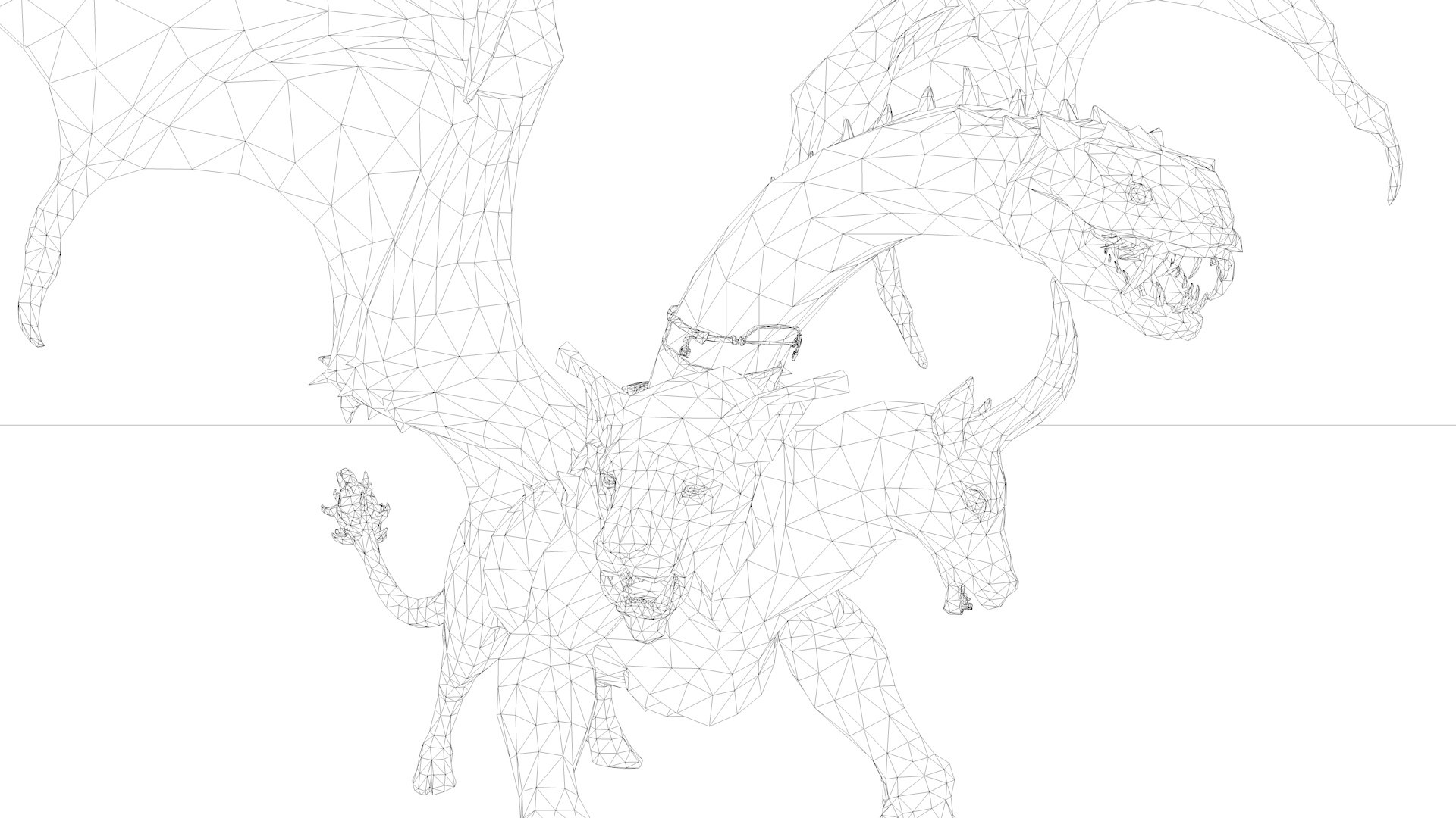 3D Chimera Collection Rigged And Animated Model - TurboSquid 2375769