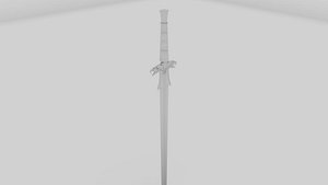 3D model sword