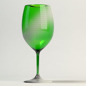 wine glass 3d model