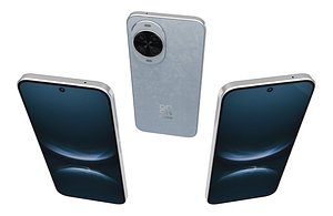 Huawei Nova 14 Ice blue Low Poly 3D