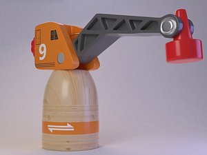 3D cute toy crane