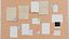 Professional Rectangular Corkboard - Customizable Pin Board Collection 3D model