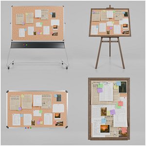 Professional Rectangular Corkboard - Customizable Pin Board Collection