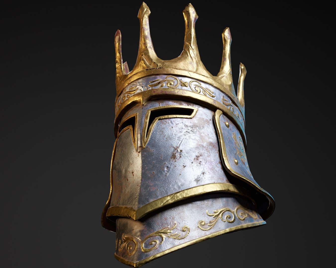 Medieval Silver Knight Helmet model https://p.turbosquid.com/ts-thumb/1n/vTXIkZ/6Z/r_006/jpg/1746580069/1920x1080/fit_q87/c27c9fe2455cdff70764ef41434b677dcf4709d2/r_006.jpg