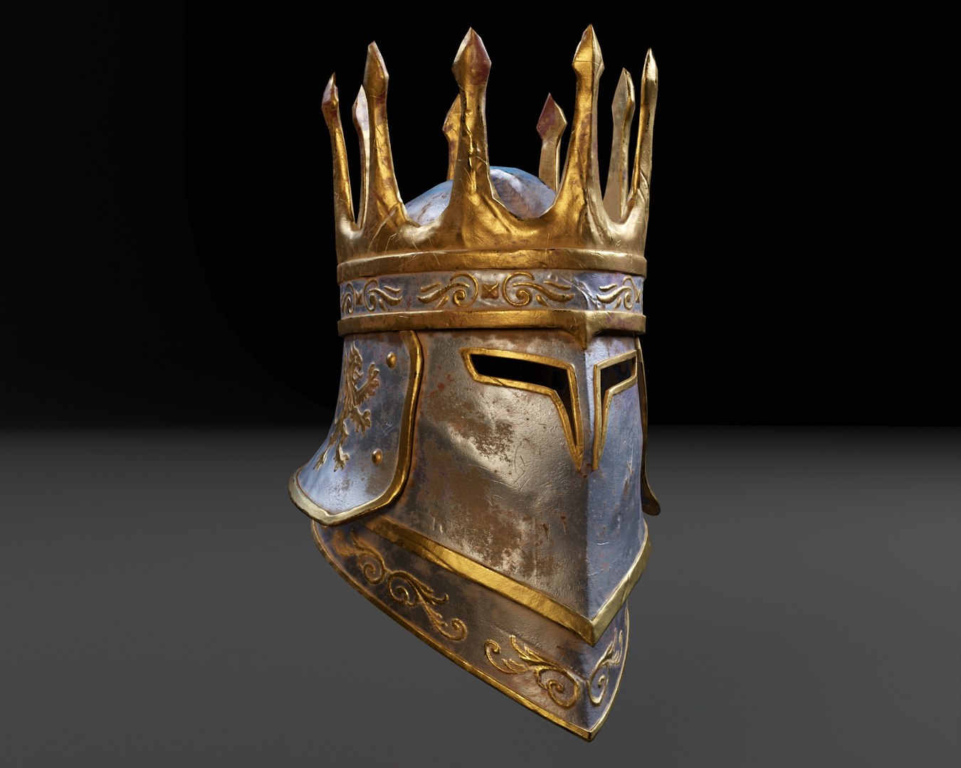 Medieval Silver Knight Helmet model https://p.turbosquid.com/ts-thumb/1n/vTXIkZ/I9/r/jpg/1746580066/1920x1080/fit_q87/33b7169a7fb46660ce37d19a996e636ac39c5b1c/r.jpg