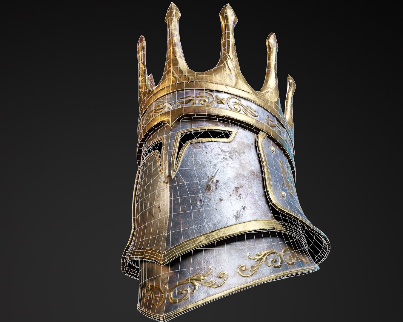 Medieval Silver Knight Helmet model https://p.turbosquid.com/ts-thumb/1n/vTXIkZ/eJ/r_007/jpg/1746580070/1920x1080/fit_q87/7fb963af0c2ac256c38a97e7f379c103f89c1b9a/r_007.jpg