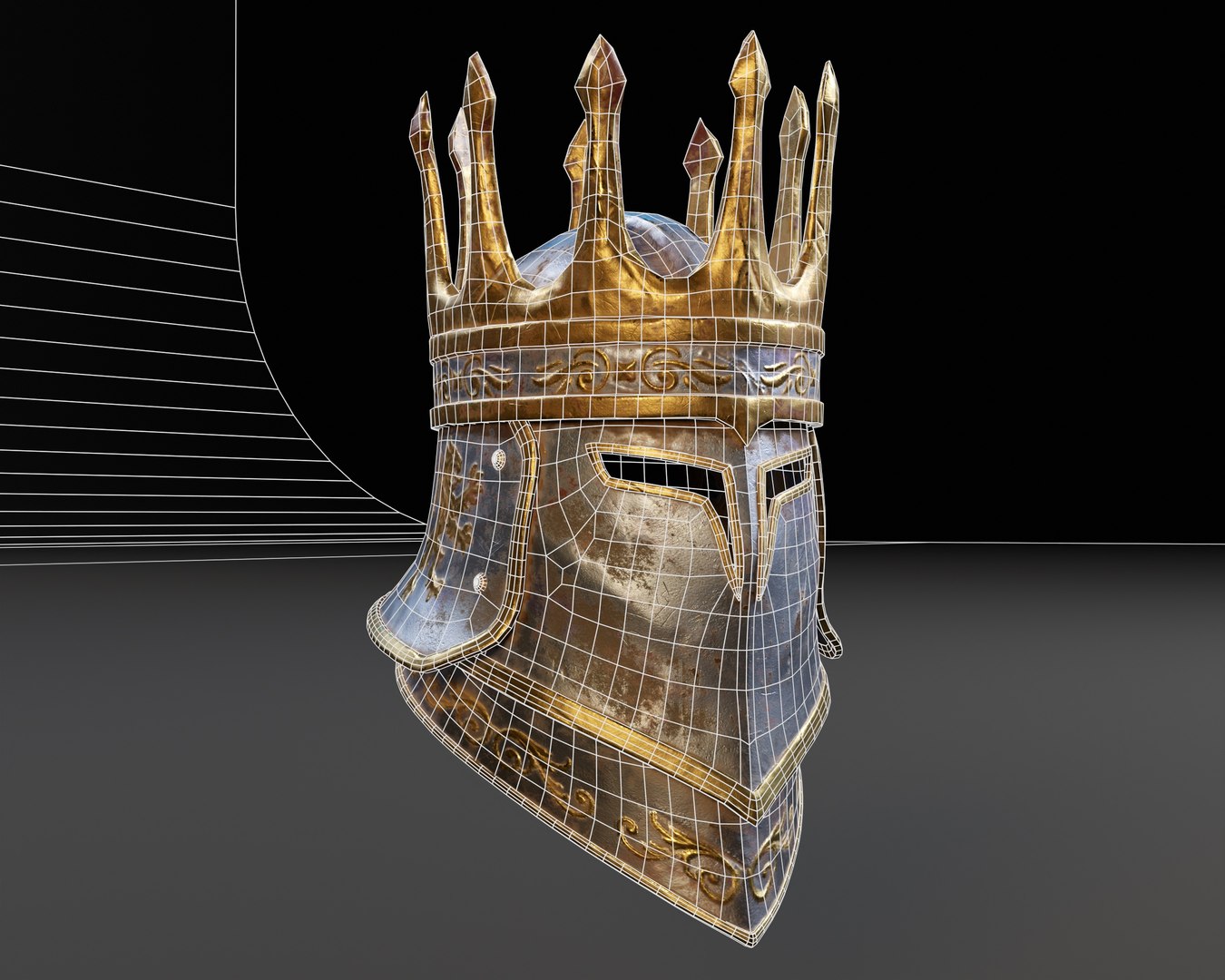 Medieval Silver Knight Helmet model https://p.turbosquid.com/ts-thumb/1n/vTXIkZ/x0/r_001/jpg/1746580066/1920x1080/fit_q87/9115210a442d01ef386651b05eaca84c51a32c72/r_001.jpg
