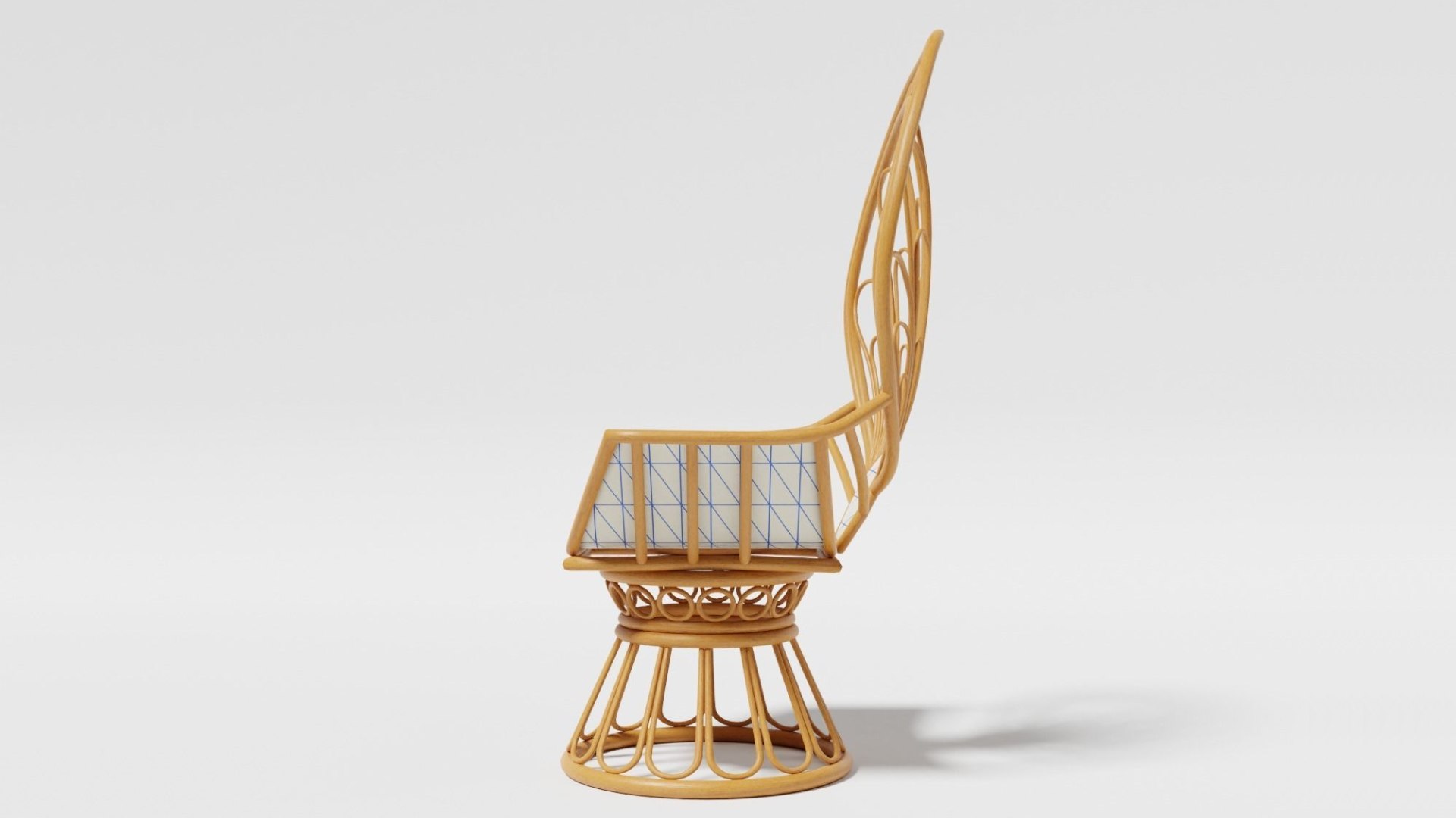 Rattan Chair Model - TurboSquid 1949717