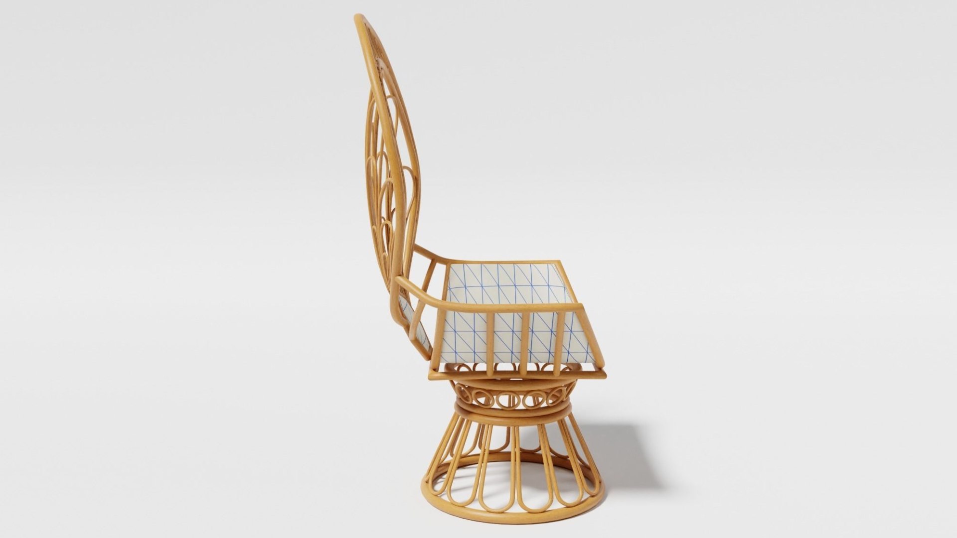 Rattan Chair Model - TurboSquid 1949717