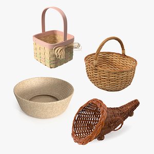 Wicker Baskets Collection 2
