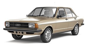 3D Audi 80 GLS B1 1976