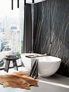 Bathroom Interior Scene for Cinema 4D and Vray 6 ACES