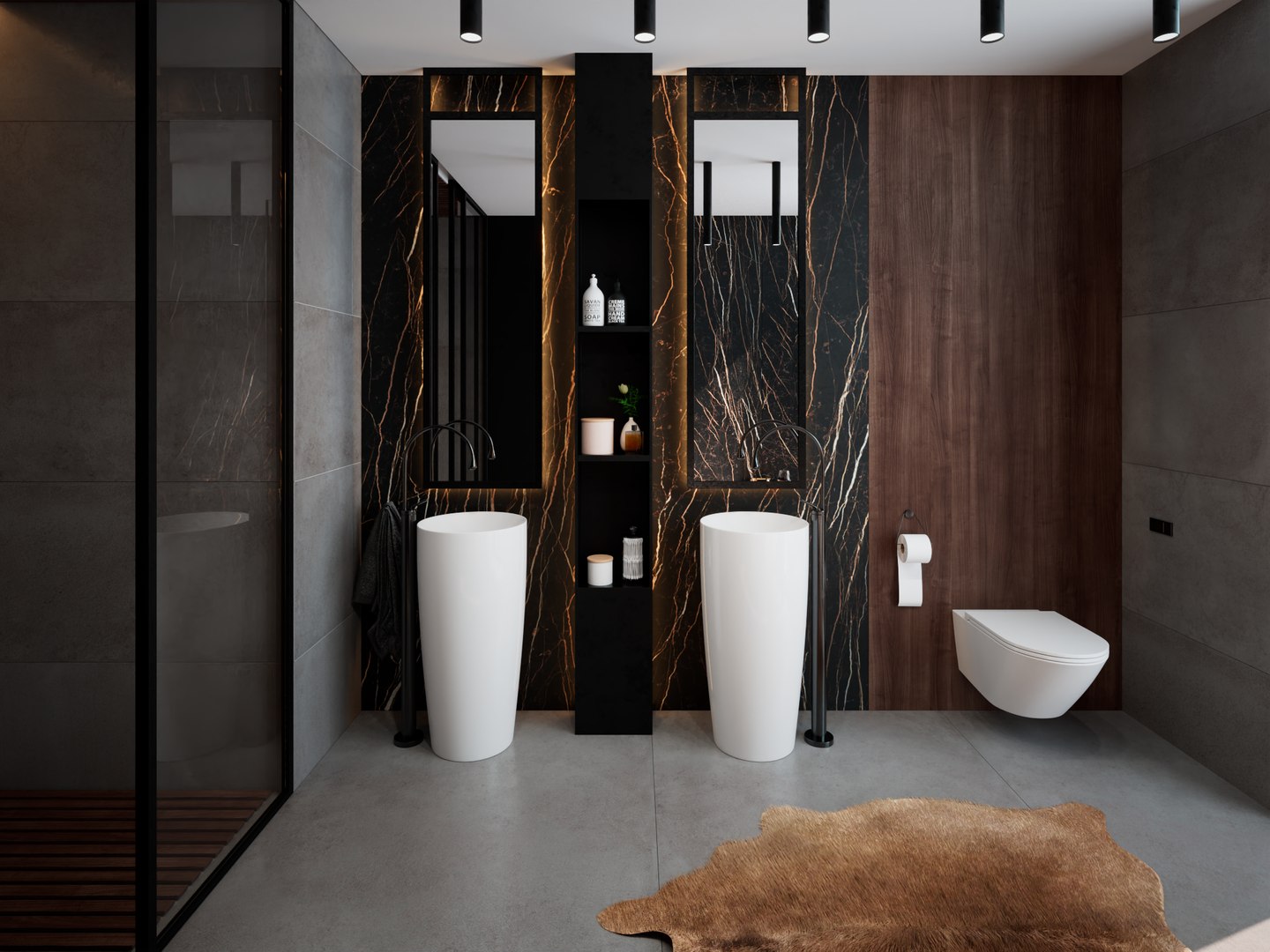 Bathroom Interior Scene For Cinema 4D And Vray 6 ACES 3D Model ...