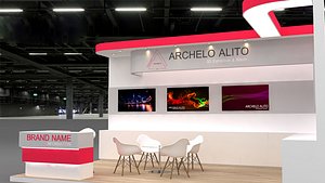 3D Exhibition Booth 3D model