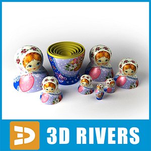 Russian matreshka by 3DRivers