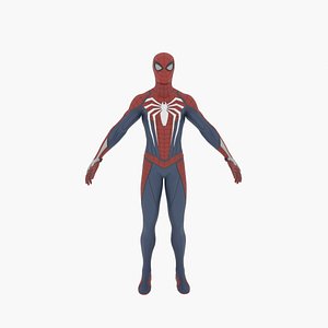 3D Spider Man Advanced Suit model