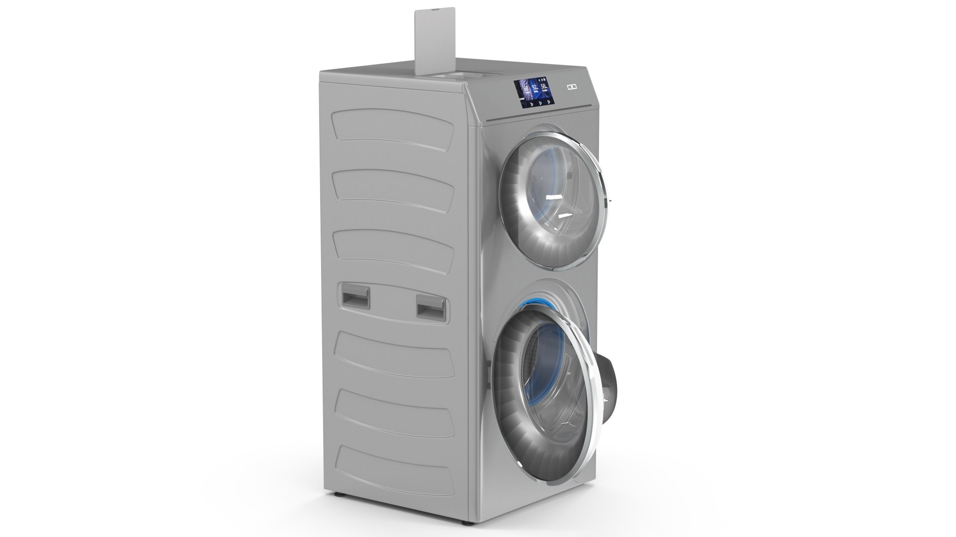 Duo Washer Dryer Machine 3D Model TurboSquid 2080720