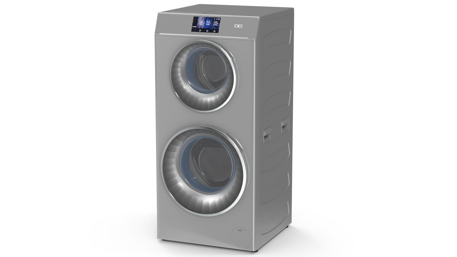 Duo Washer Dryer Machine 3D model TurboSquid 2080720