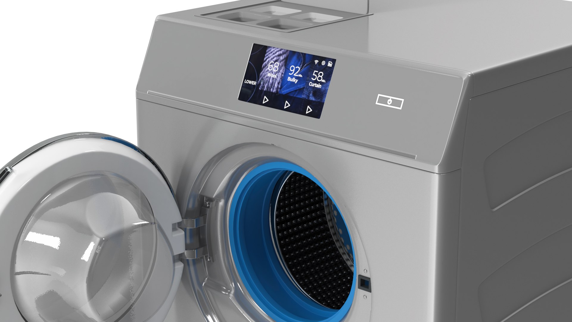 Duo Washer Dryer Machine 3D Model TurboSquid 2080720