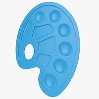Plastic Paint Palette