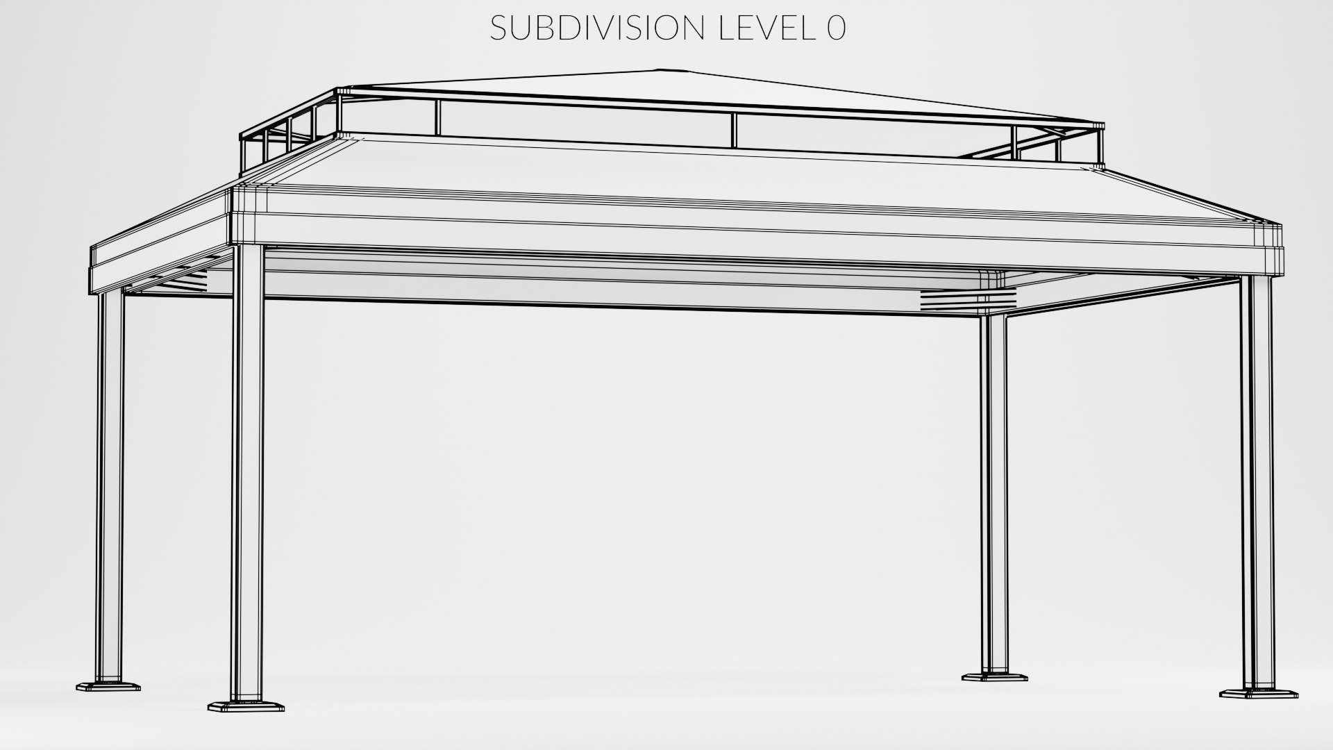 Gazebo 04 Model - TurboSquid 2035467