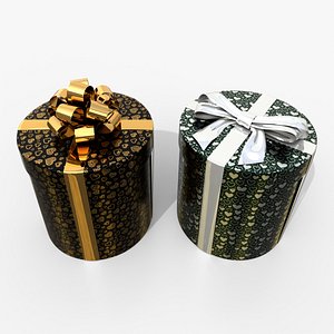 Gift Boxes - Glossy Elegance Duo 3D