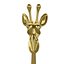 Golden giraffe figurine