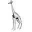 Golden giraffe figurine