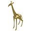 Golden giraffe figurine