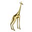Golden giraffe figurine
