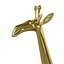 Golden giraffe figurine
