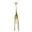 Golden giraffe figurine