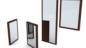 3d ikea hemnes mirrors model