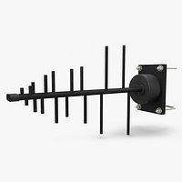 Outdoor Yagi Antenna 4G Black