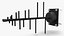Outdoor Yagi Antenna 4G Black