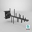 Outdoor Yagi Antenna 4G Black
