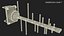 Outdoor Yagi Antenna 4G Black