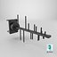 Outdoor Yagi Antenna 4G Black