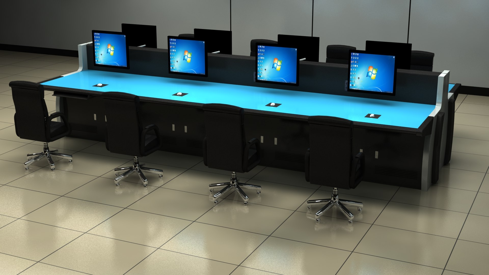 Control Desk 3D Model - TurboSquid 1913147