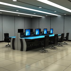 control desk 3D model